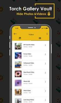 Torch Gallery Vault - Photo And Video Locker 5 تصوير الشاشة