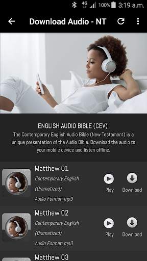English Audio Bible (CEV) screenshot 7