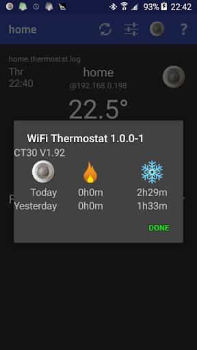 Wifi Radio Thermostat Client   Hub/Server screenshot 4