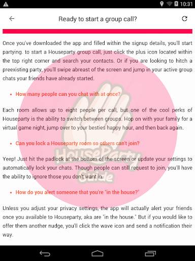 New Houseparty - Tips for House Party 2020 screenshot 3