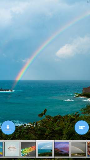 Rainbow wallpaper screenshot 1