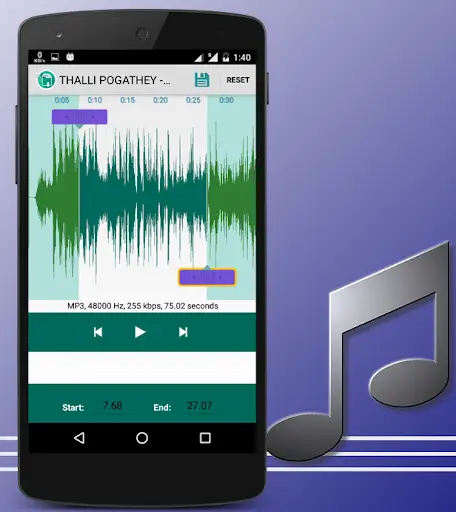Easy Ringtone MP3 Cutter app screenshot 2