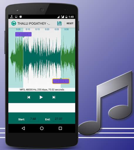 Easy Ringtone MP3 Cutter app screenshot 2