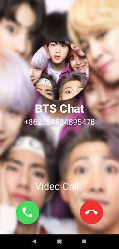 BTS Video Call Live Chat Prank screenshot 3