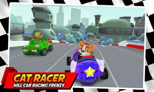 Cat Racing Fever 🏁 City Racing 3D Frenzy screenshot 1