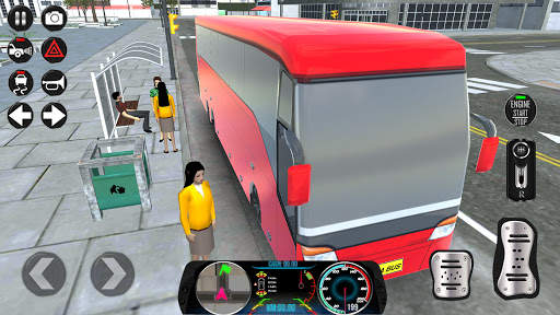 USA Simulator bus 2021 Permainan mobil screenshot 1