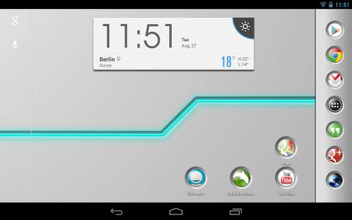 Button Theme 4 Apex Launcher screenshot 2