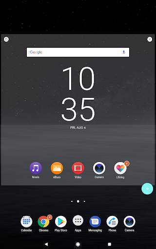 Nature Black Theme Xperia 1 (live wallpaper) screenshot 10