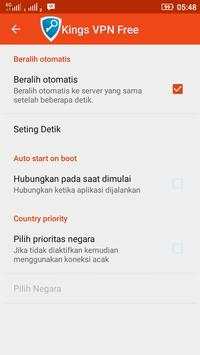 Kings VPN Free скриншот 3
