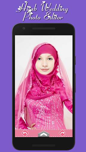 Hijab Wedding Photo Editor 2018 screenshot 1
