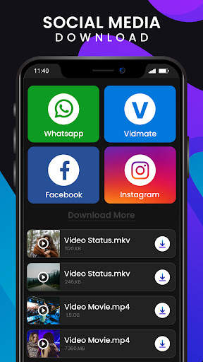 Video Downloader, Fast Video Downloader App screenshot 1