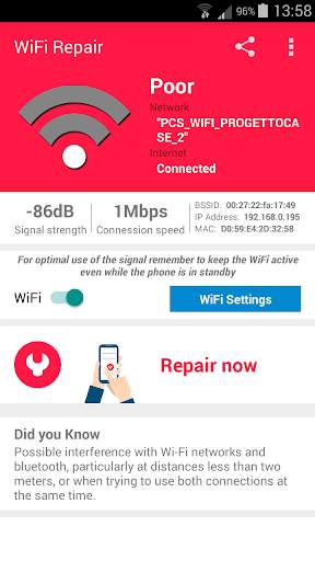 WiFi Repair Pro screenshot 1