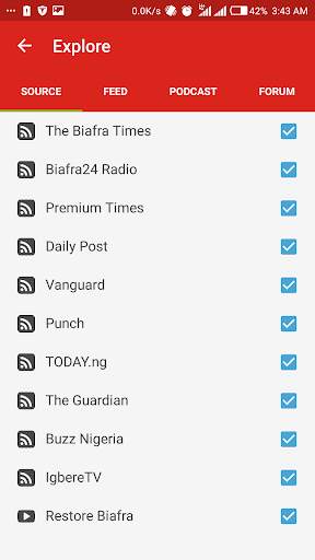 Biafra News Feeds screenshot 3