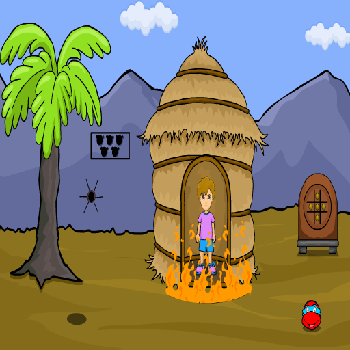 Boy Rescue From Fire icon