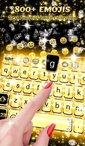 Golden Glitter Live Wallpaper  screenshot 3