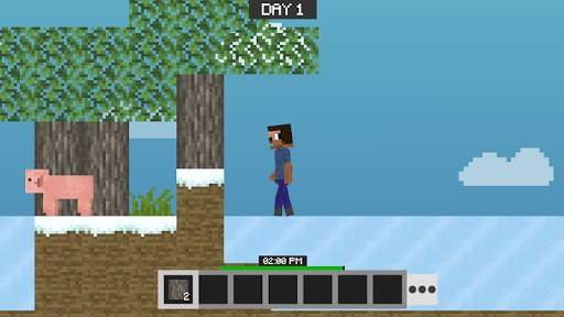 Stickman vs Multicraft: Noob Survival screenshot 2