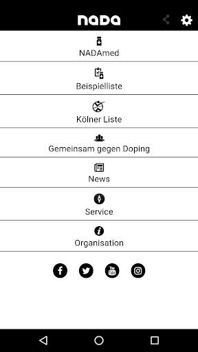NADA App screenshot 1