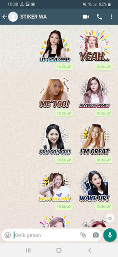 Chat Sticker WA Red Velvet Kpop WAStickerApps screenshot 7