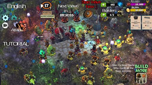 ☣️ Clash Of Orcs ⛺️ City Building Defense War TD screenshot 5