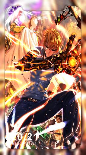 One Saitama Punch Wallpaper man HD screenshot 4