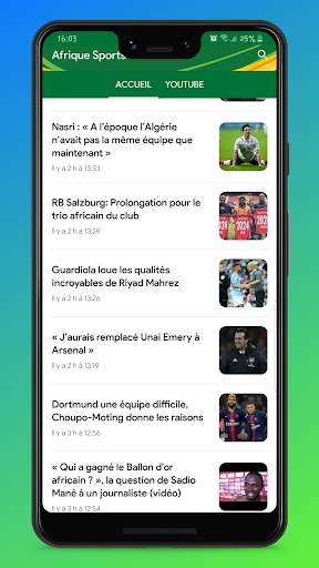 Afrique Sports screenshot 2