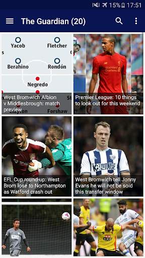 West Brom Football News screenshot 2