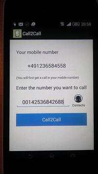 Call2Call screenshot 1