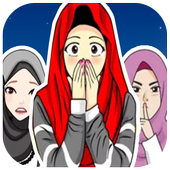 ikon Stiker Hijab Gadis Terbaik untuk WAStickerApps