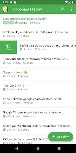 Clipboard History Mobile screenshot 2