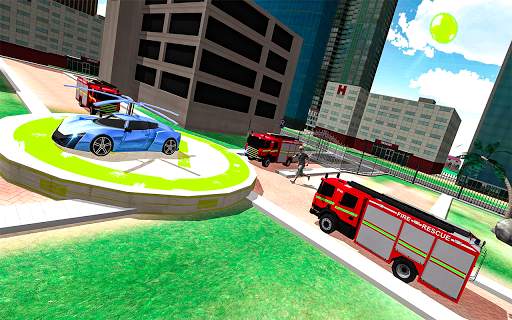 Flying Helicopter Car Taxi Game 2019 screenshot 10
