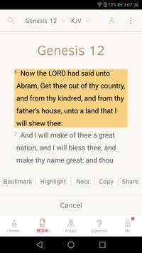 Holy Bible King James Version screenshot 4