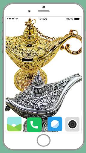 Magic Genie Lamp Full HD Wallpaper screenshot 3