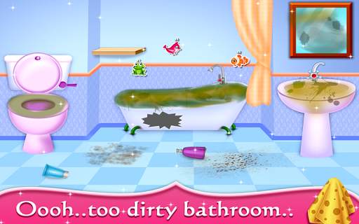 My Baby Doll House - Tea Party & Cleaning Game screenshot 3