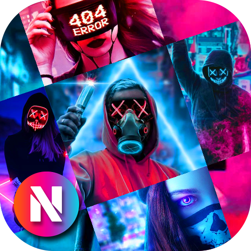 Neon Mask Wallpaper : LED Purge Wallpaper 2020 icon
