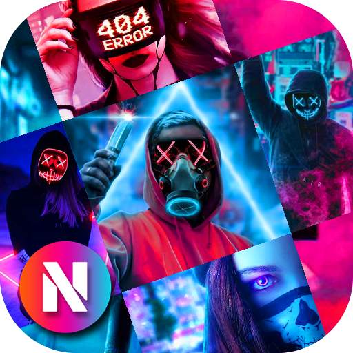 Neon Mask Wallpaper : LED Purge Wallpaper 2020 1.1