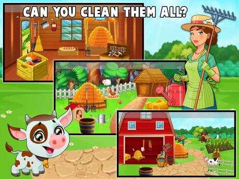 Messy Farm Wash Cleanup Games - Cleaning Games screenshot 4