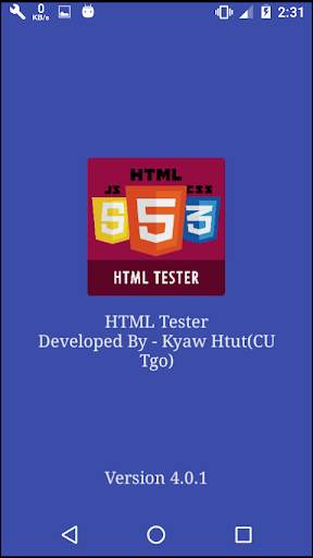 HTML Tester screenshot 1