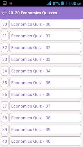 20-20 Economics Quiz скриншот 3