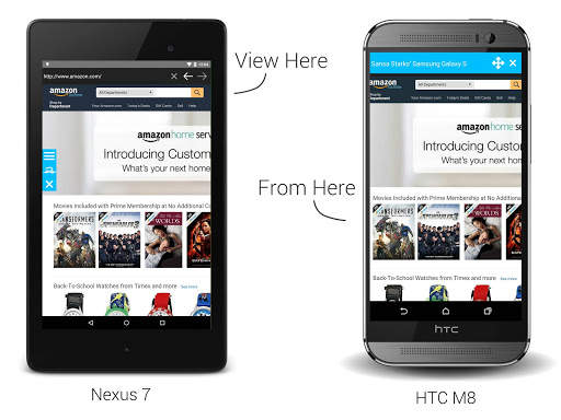 Slide-in™ Web Browser screenshot 1