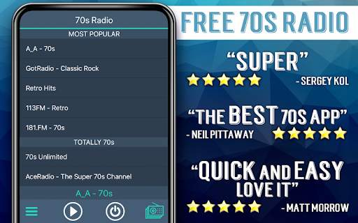 Free 70s Radio screenshot 2