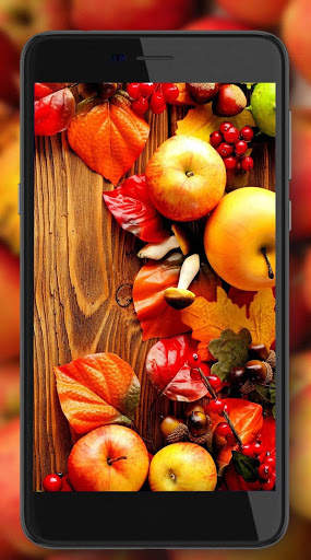 Apples Autumn HD Live Wallpaper screenshot 5