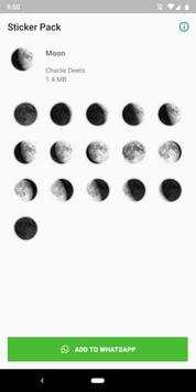 MOON Stickers for WhatsApp screenshot 1