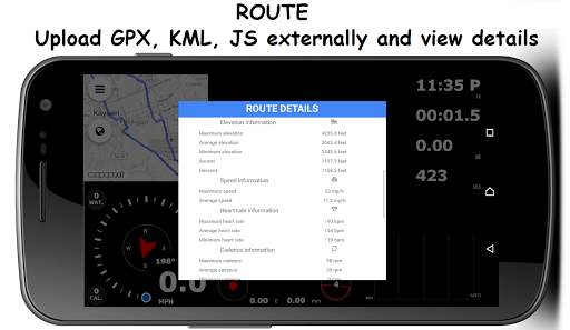 G Peak Lite bike computer speedometer screenshot 5