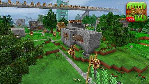 Mini Craft - New Mini Block Crafting & Building स्क्रीनशॉट 4