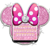 Glitzer Bow Minnies Tastatur icon