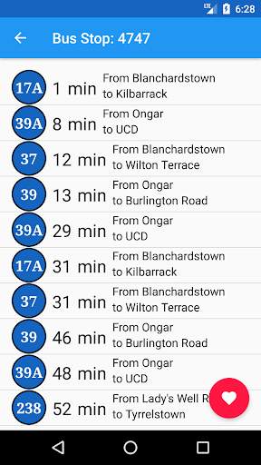 Dublin Bus for Android screenshot 2