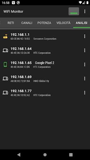 WiFi Monitor: analizzatore di reti Wi-Fi screenshot 4