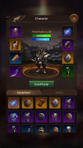 Dark Assassin - Idle Offline Time Killer RPG Game screenshot 3