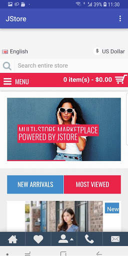 JStore e-shopping Mobile Application screenshot 2