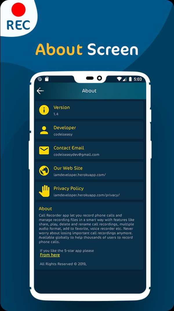 Call Recorder Automatic - Free call recorder app screenshot 8